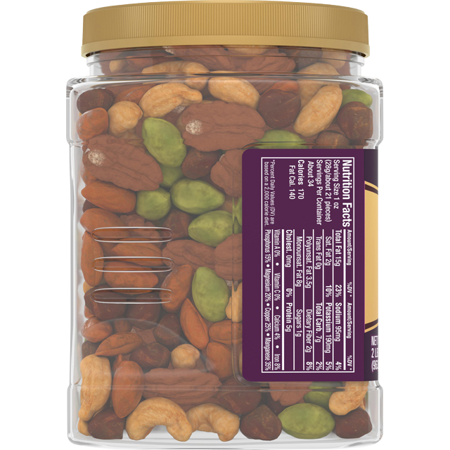 PLANTERS® Deluxe Salted Mixed Nuts 34 oz jar