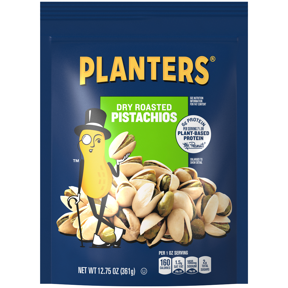 PLANTERS<sup>®</sup> Dry Roasted Pistachios 12.75 oz bag