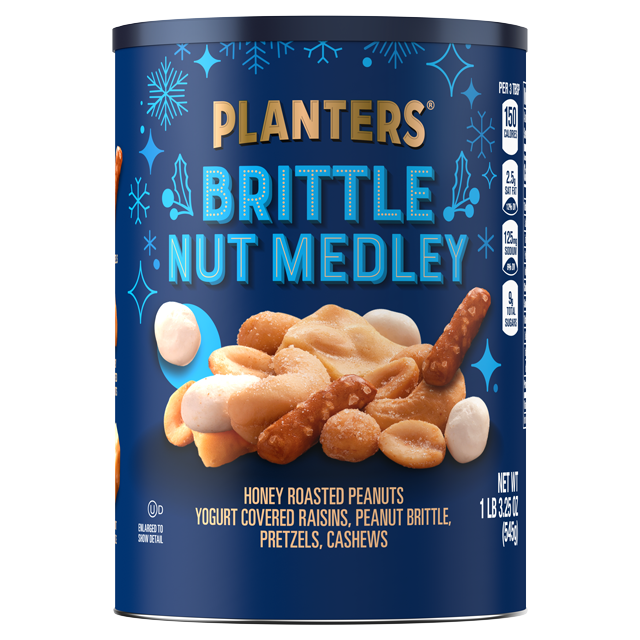 PLANTERS® Brittle Nut Medley 19.25 oz can