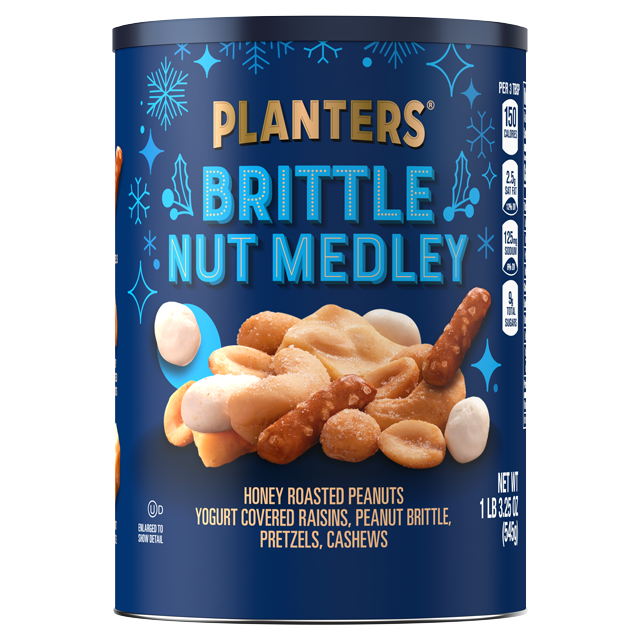 PLANTERS<sup>®</sup> Brittle Nut Medley 19.25 oz can