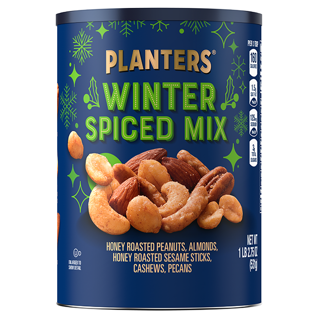 PLANTERS® Winter Spiced Mix 18.75 oz can