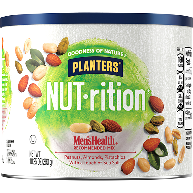 PLANTERS® NUT-RITION® Men’s Heath<sup>®</sup> Recommended Mix 10.25 oz can