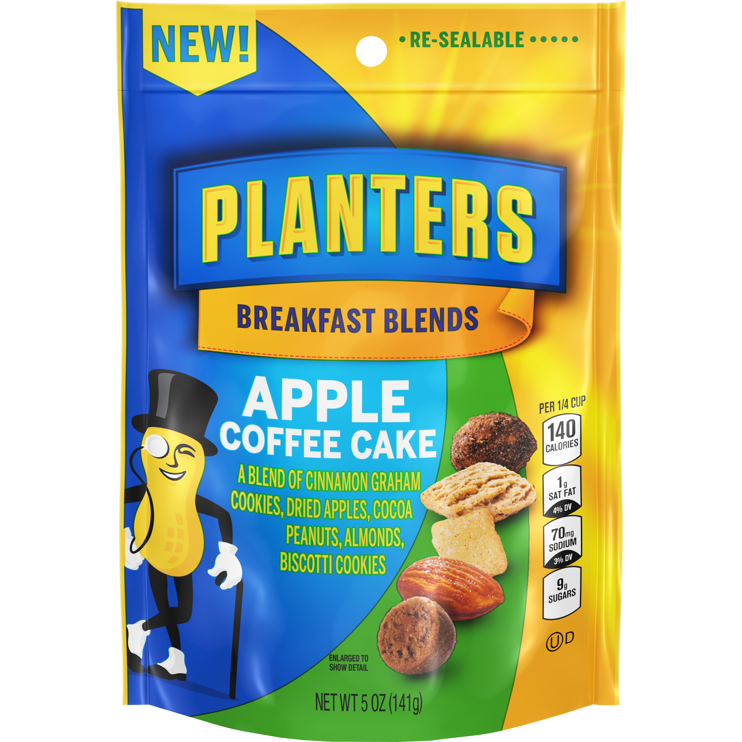 PLANTERS® Breakfast Blends Apple Coffee Cake Trail Mix 5 oz bag