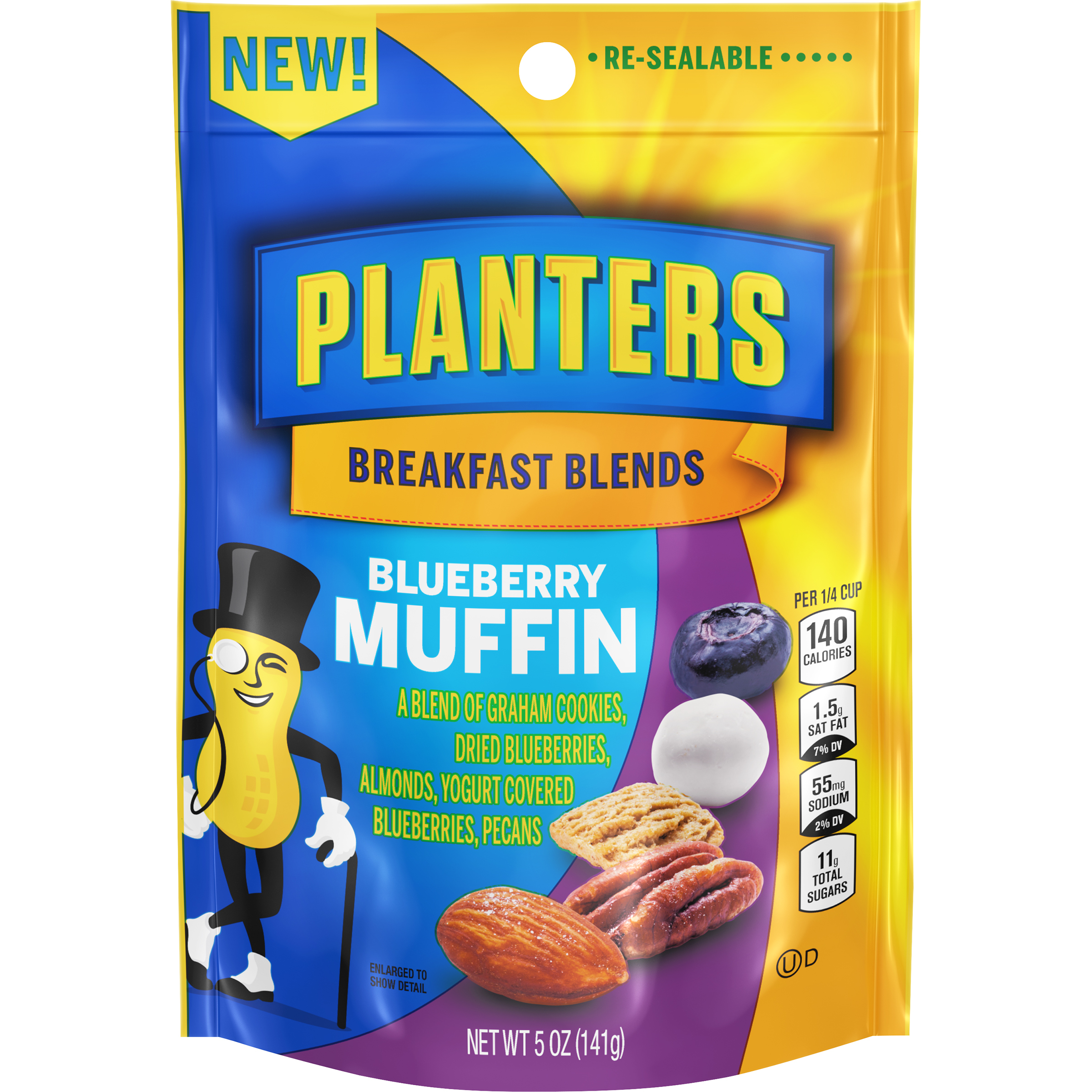 PLANTERS® Breakfast Blends Blueberry Muffin Trail Mix 5 oz bag