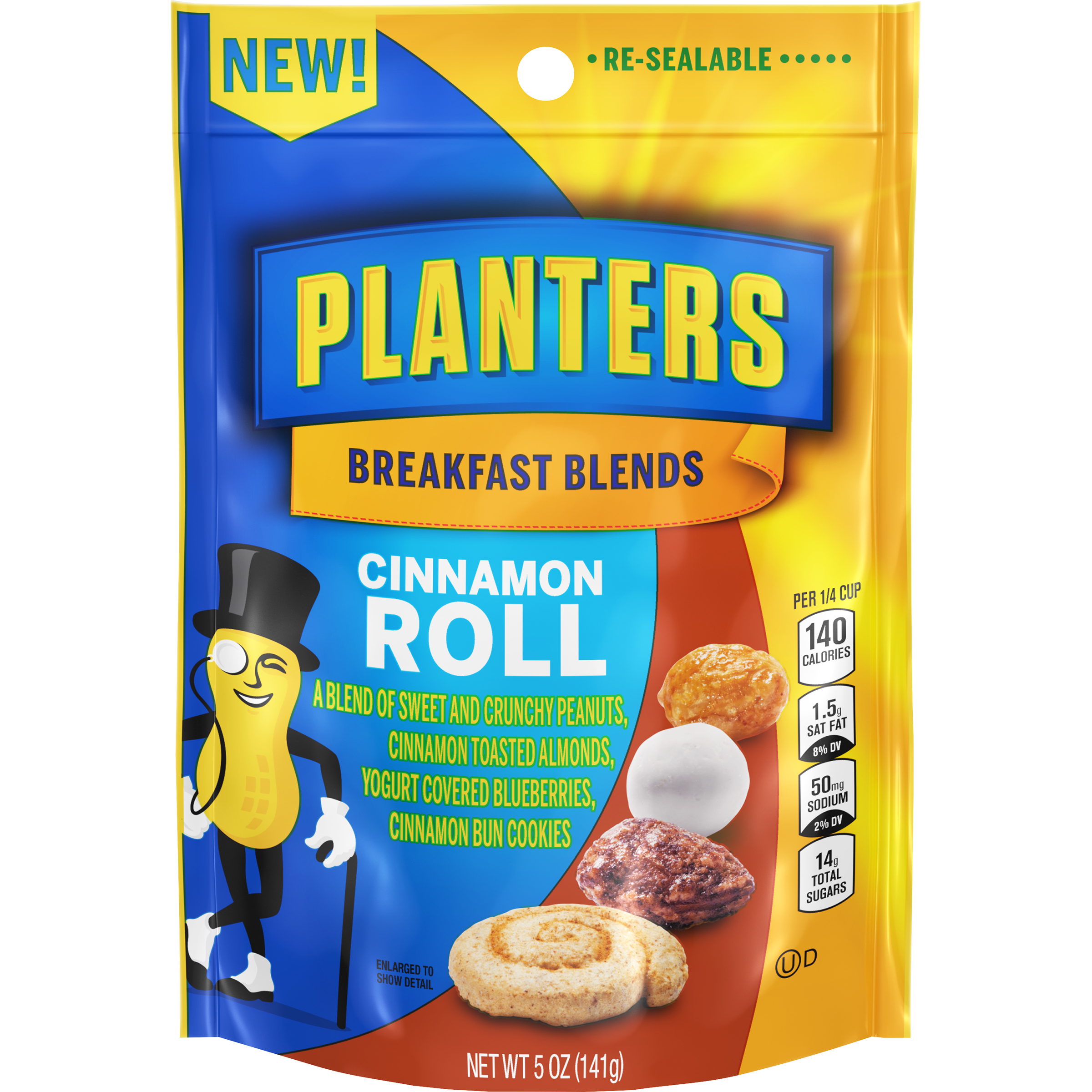 PLANTERS® Breakfast Blends Cinnamon Roll Trail Mix 5 oz bag
