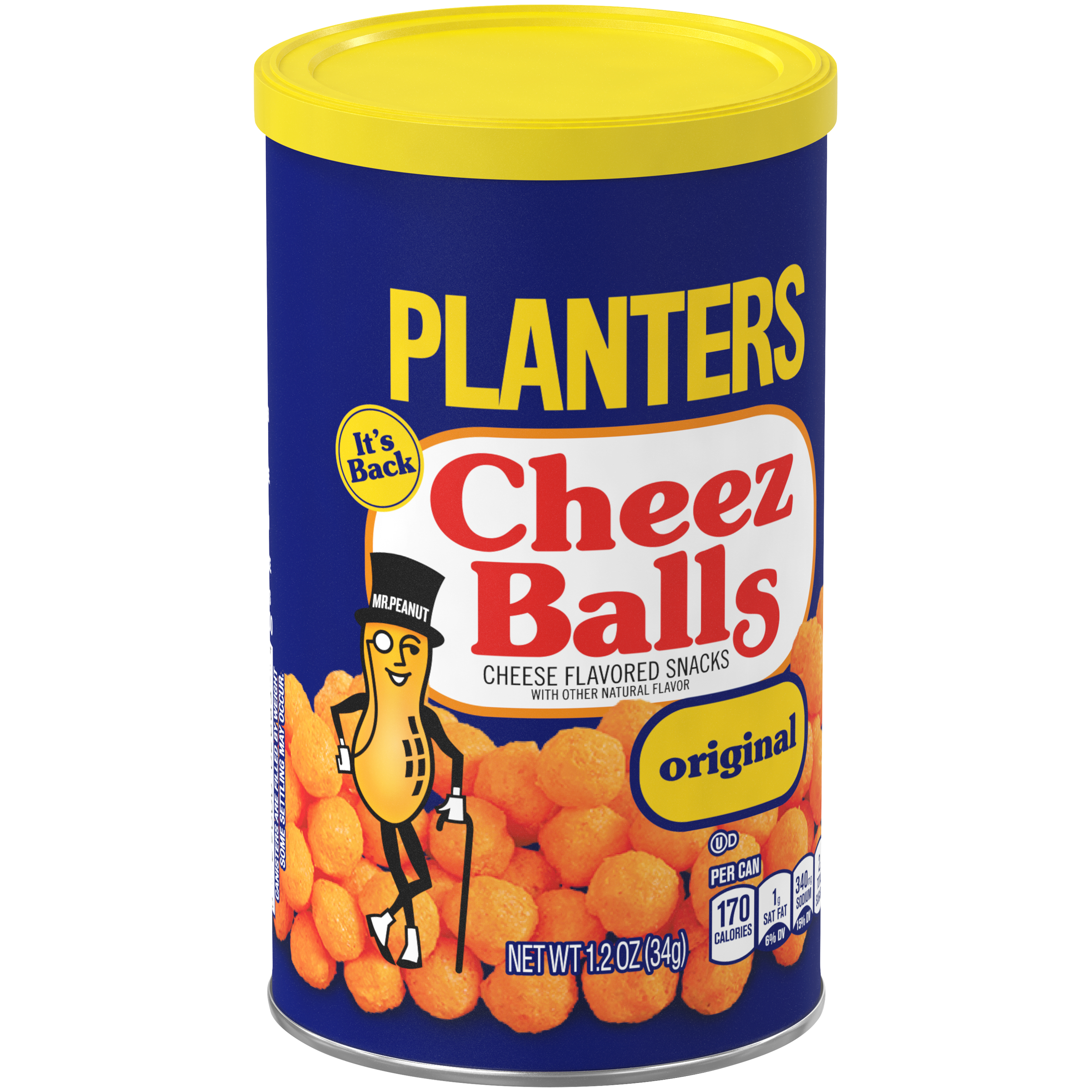 PLANTERS® Cheez Balls 2.75 oz canister (pack of 6)