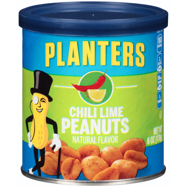 PLANTERS® Chili Lime Peanuts 6 oz can