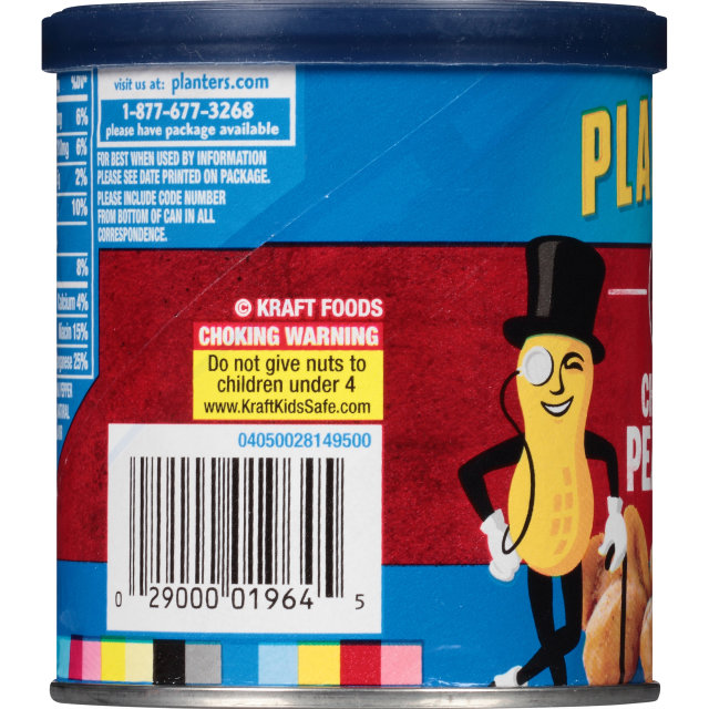 PLANTERS® Chipotle Peanuts 6 oz can