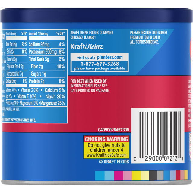 PLANTERS® Cocktail Peanuts 12 oz can