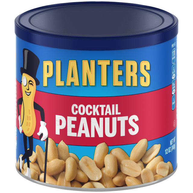 PLANTERS® Cocktail Peanuts 12 oz can