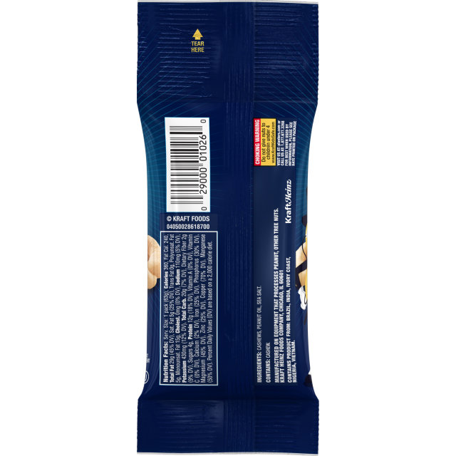 PLANTERS® Deluxe Cashews 2.25 oz bag