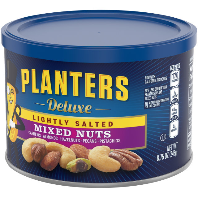 PLANTERS® Deluxe Lightly Salted Mixed Nuts 8.75 oz can