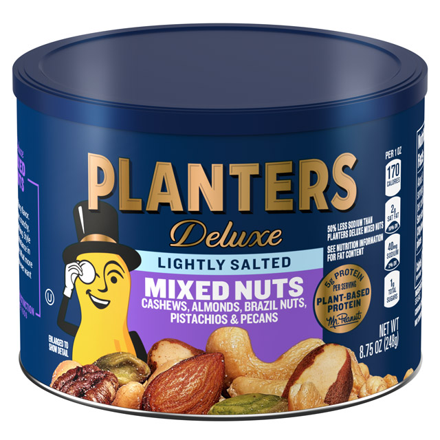 PLANTERS® Deluxe Lightly Salted Mixed Nuts 8.75 oz can