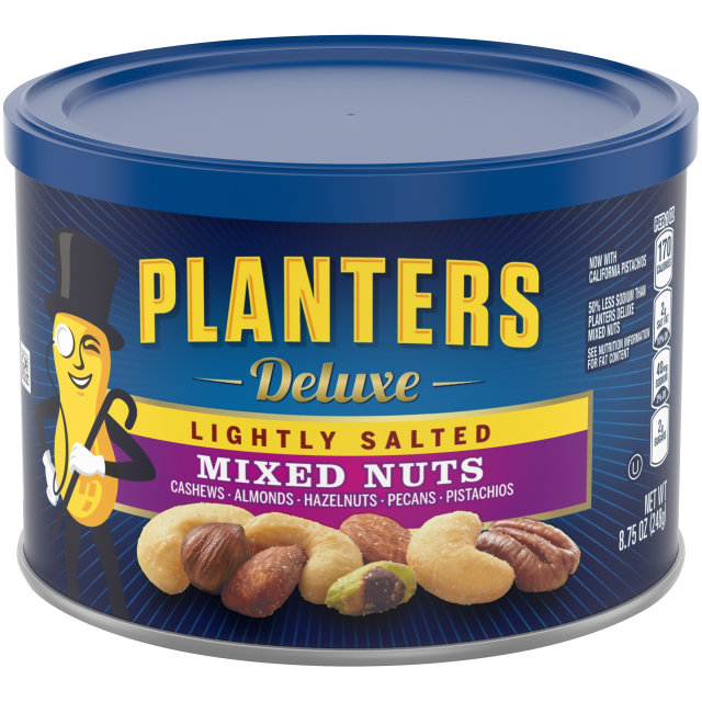 PLANTERS® Deluxe Lightly Salted Mixed Nuts 8.75 oz can