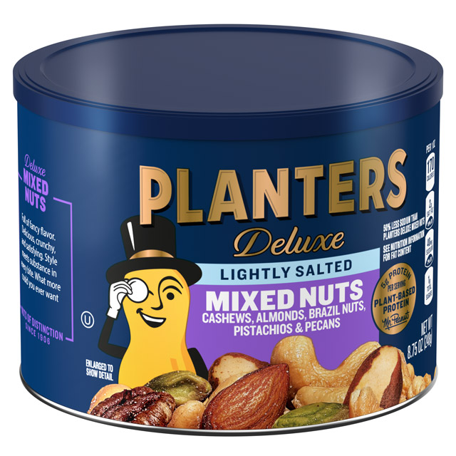 PLANTERS® Deluxe Lightly Salted Mixed Nuts 8.75 oz can