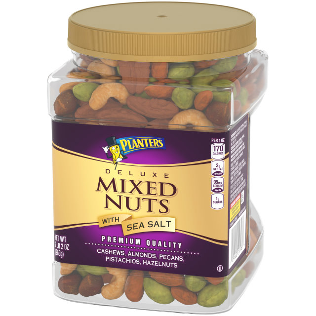 PLANTERS® Deluxe Mixed Nuts 34 oz jar