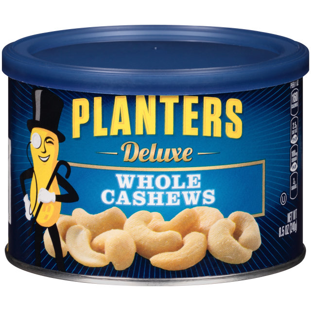 PLANTERS® Deluxe Whole Cashews 8.5 oz can
