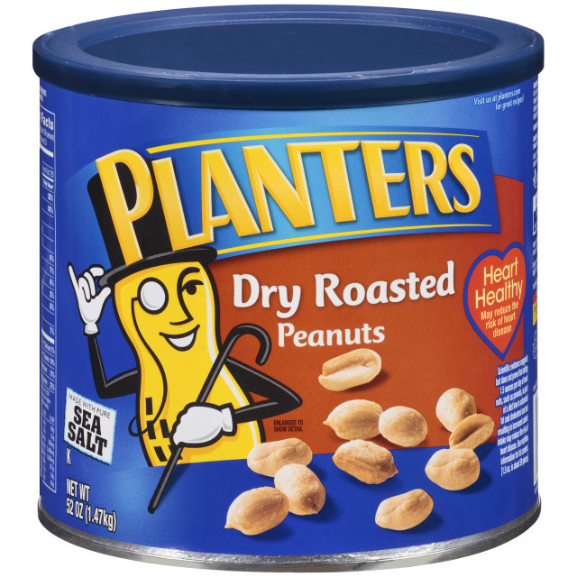 PLANTERS® Dry Roasted Peanuts 52 oz can