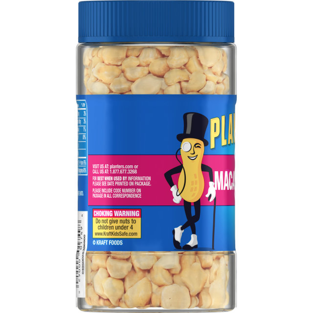 PLANTERS® Dry Roasted Salted Macadamia Nuts 6.25 oz jar