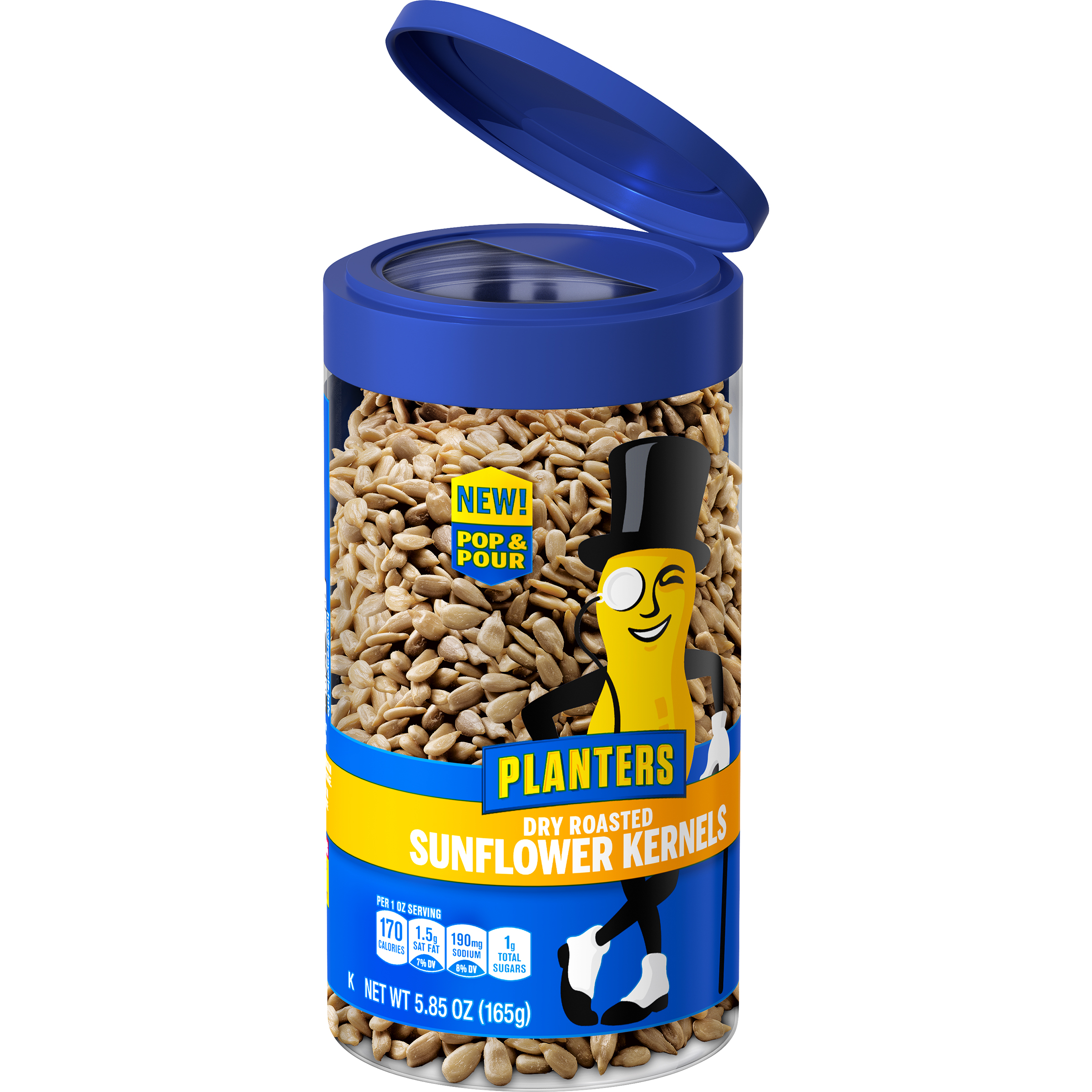 PLANTERS® Dry Roasted Sunflower Kernels 5.85 oz jar