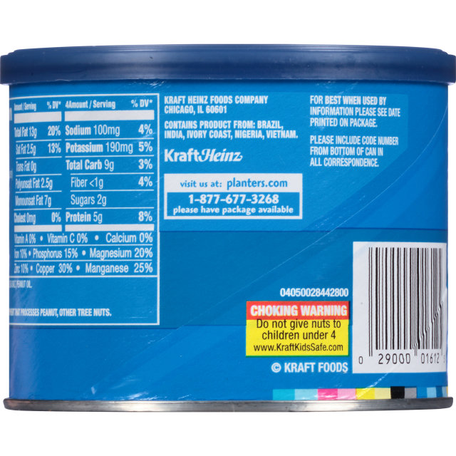 PLANTERS® Halves & Pieces Cashews 9.25 oz can