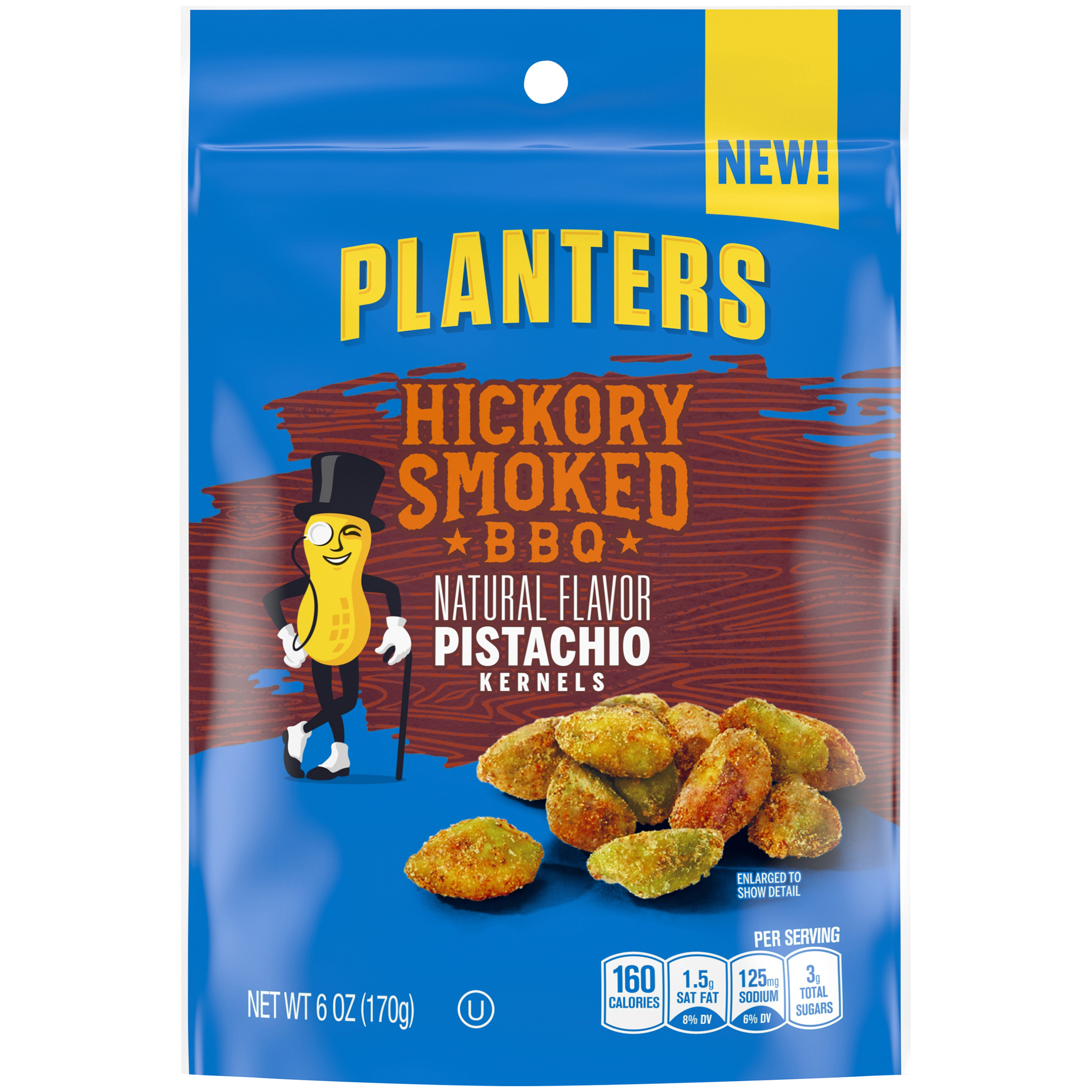 PLANTERS® Hickory Smoked BBQ Pistachio Kernels 6 oz bag