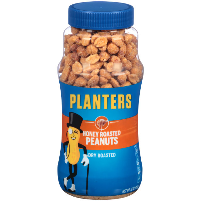 PLANTERS® Honey Roasted Dry Roasted Peanuts 16 oz jar