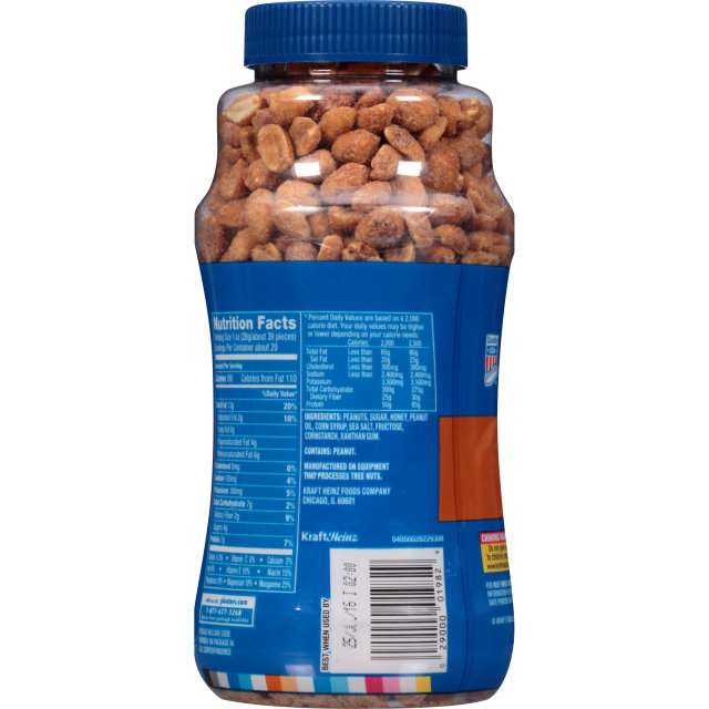 PLANTERS® Honey Roasted Dry Roasted Peanuts 20 oz jar