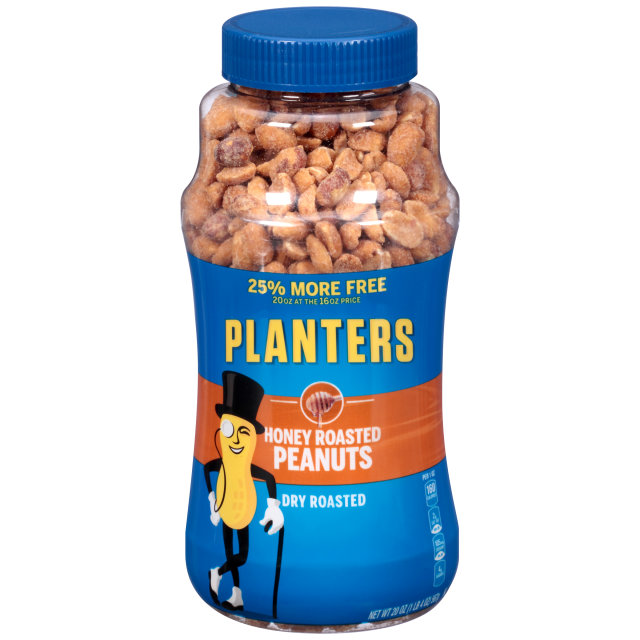 PLANTERS® Honey Roasted Dry Roasted Peanuts 20 oz jar
