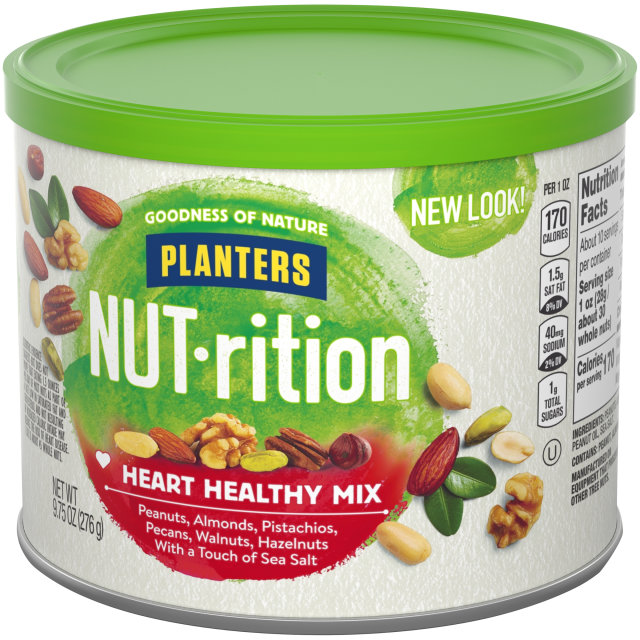 PLANTERS® NUT-RITION® Heart Healthy Mix 9.75 oz can