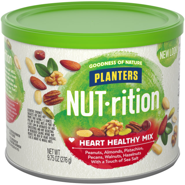 PLANTERS® NUT-RITION® Heart Healthy Mix 9.75 oz can