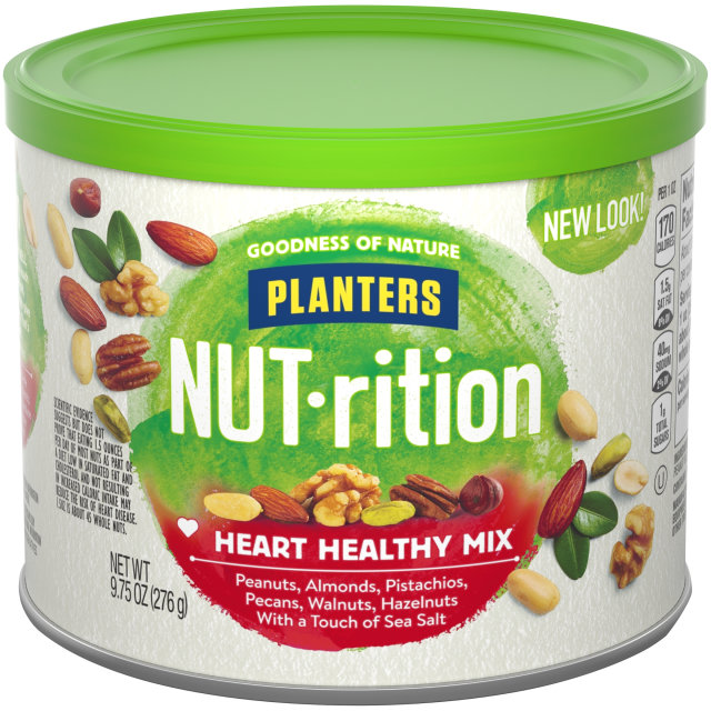 PLANTERS® NUT-RITION® Heart Healthy Mix 9.75 oz can