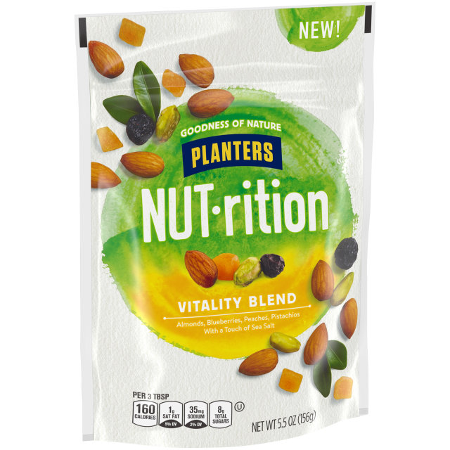 PLANTERS® NUT-RITION® Snack Nut and Dried Fruit Mix Vitality Blend 5.5 oz bag