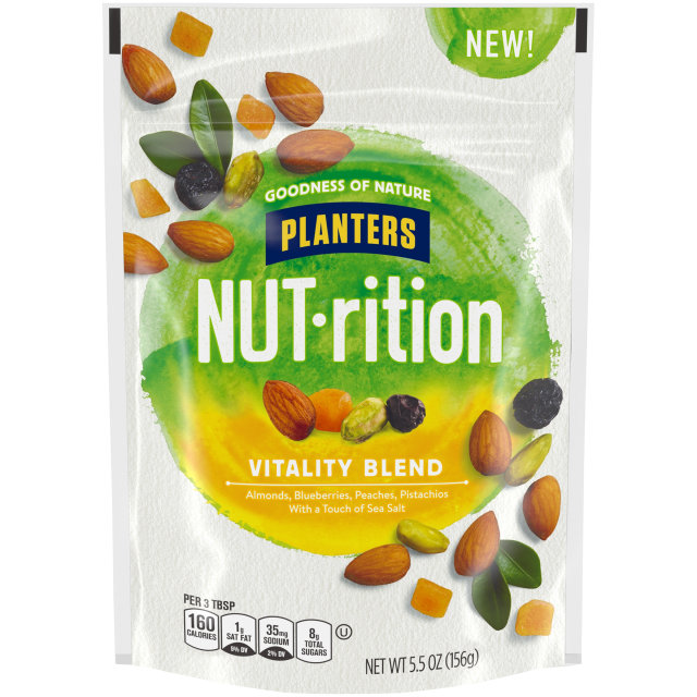 PLANTERS® NUT-RITION® Snack Nut and Dried Fruit Mix Vitality Blend 5.5 oz bag