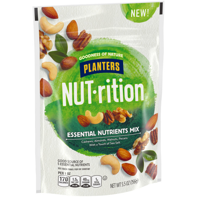 PLANTERS® NUT-RITION® Snack Nut Mix Essential Nutrients 5.5 oz bag
