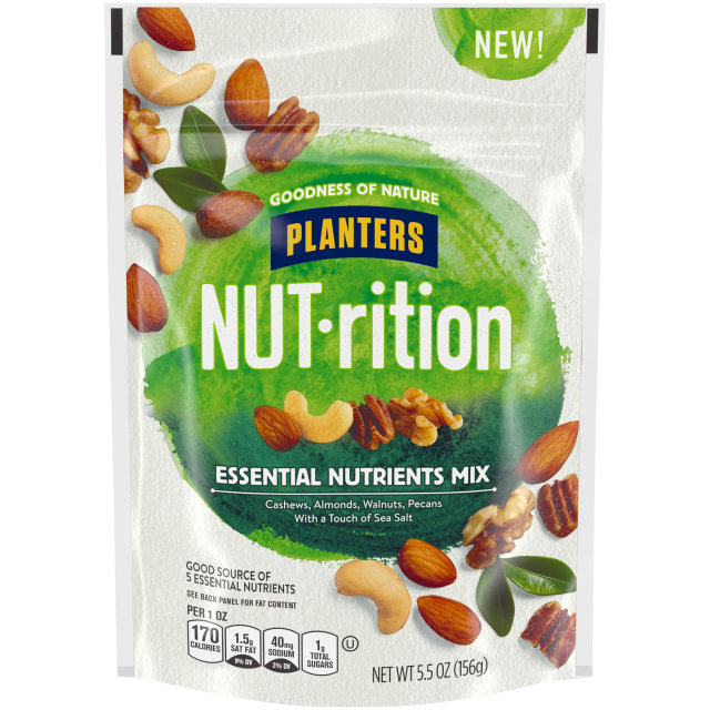 PLANTERS<sup>®</sup> NUT-RITION<sup>®</sup> Snack Nut Mix Essential Nutrients 5.5 oz bag