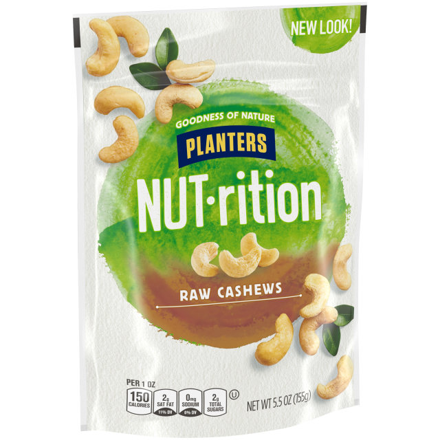 PLANTERS® Raw Whole Cashews 5.5 oz bag