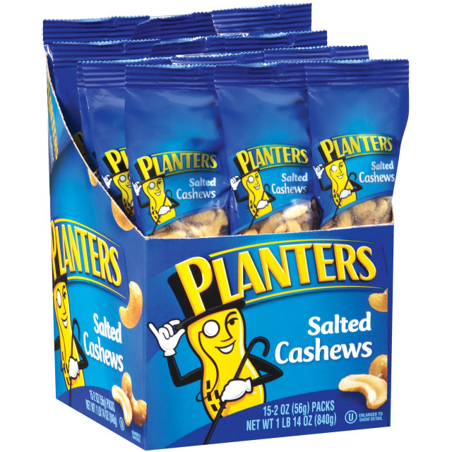 PLANTERS® Salted Cashews 15-2 oz bags
