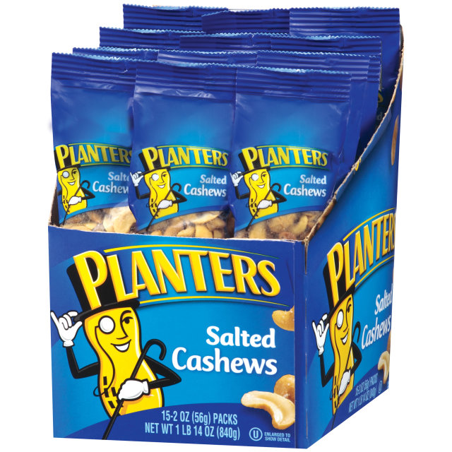 PLANTERS® Salted Cashews 15-2 oz bags