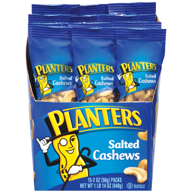 PLANTERS® Salted Cashews 15-2 oz bags