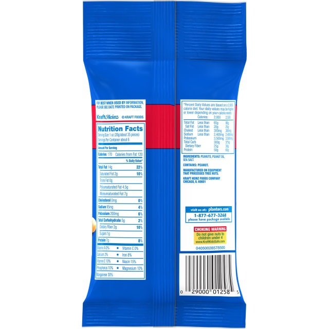 PLANTERS® Salted Peanuts 6 oz bag