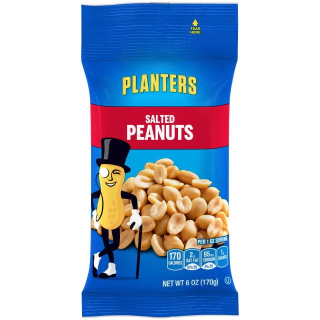 PLANTERS® Salted Peanuts 6 oz bag