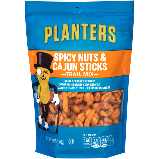 PLANTERS® Trail Mix Spicy Nuts & Cajun Sticks 6 oz bag PLANTERS® Brand