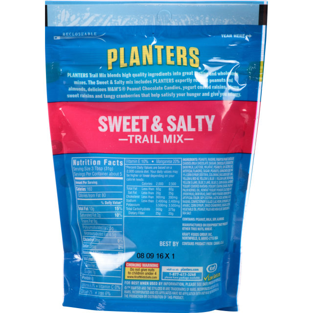 PLANTERS® Trail Mix Sweet & Salty 6 oz bag