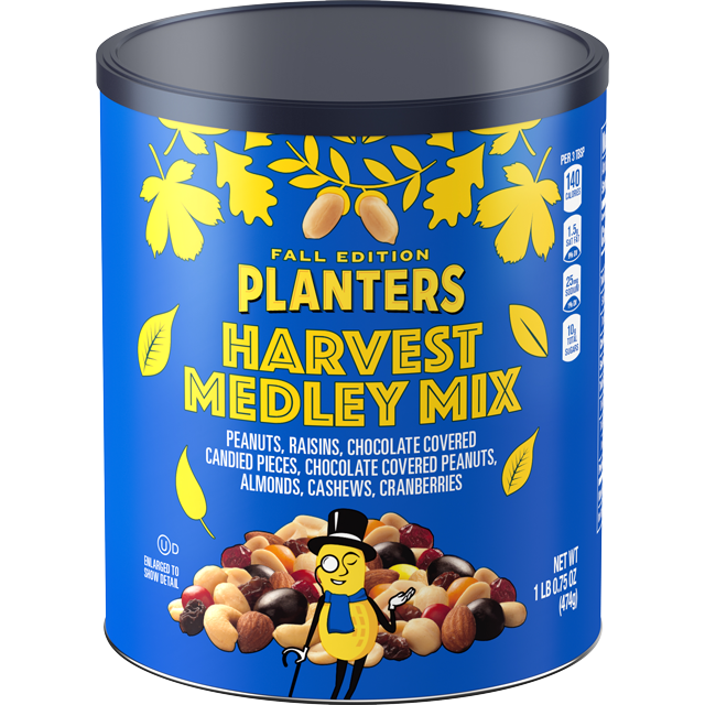 PLANTERS® Harvest Medley Mix, 16.75 oz can