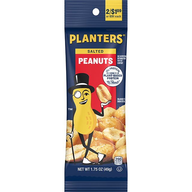 PLANTERS<sup>®</sup> Salted Peanuts, 1.75 Oz Packet