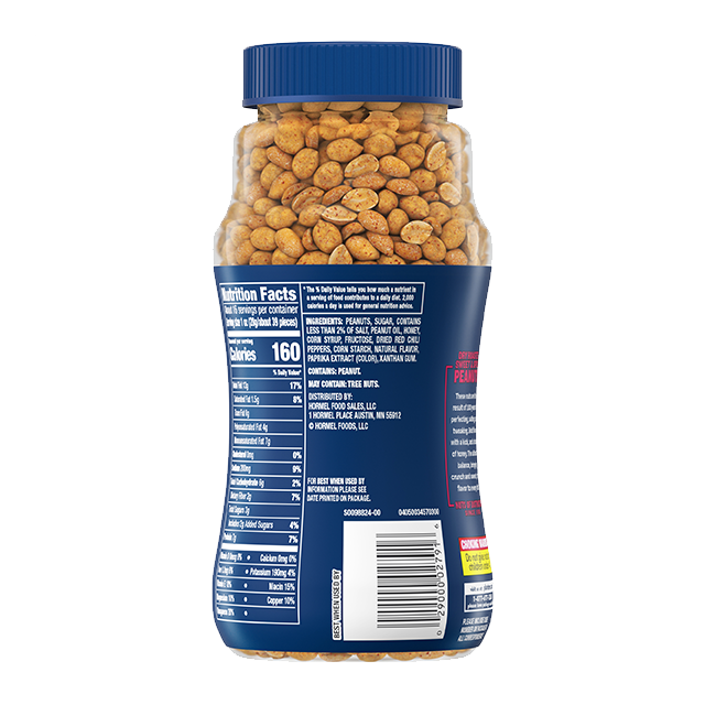 PLANTERS® SWEET & SPICY PEANUTS, 16 OZ JAR