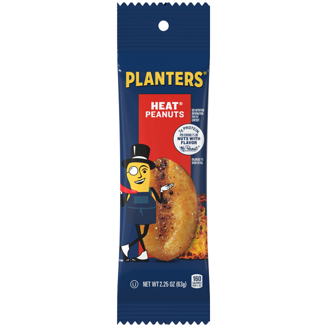 PLANTERS® HEAT® PEANUTS, 2.25 OZ Packet