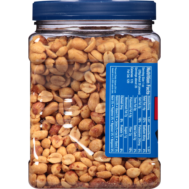 PLANTERS® SALTED COCKTAIL™ PEANUTS, 35 OZ JAR
