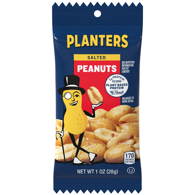 PLANTERS® Salted Peanuts, 1 Oz (6/10 Packs) Packet